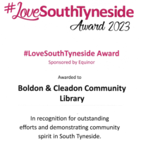 Read more about #Love South Tyneside awards – Library recognised for community spirit